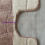 Dy. Montana 2 részes fürdőszoba szett Sariyer bézs Komplet (50 cm x 80 cm + 40 cm x 50 cm) szőnyeg