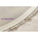 Modern szőnyeg Teddy NEW sand 52 kör shaggy, plüss, nagyon vastag, bézs kerék 120 cm