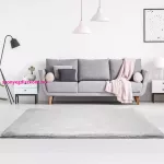 TRD. Luxus pihe-puha Nyuszi szőnyeg 80x150cm Szürke