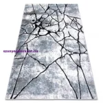 Kab. Modern COZY szőnyeg 8873 Cracks, repedt beton - világos szürke / kék 160x220 cm