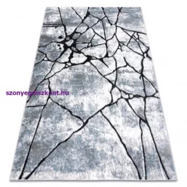   Kab. Modern COZY szőnyeg 8873 Cracks, repedt beton - világos szürke / kék 160x220 cm