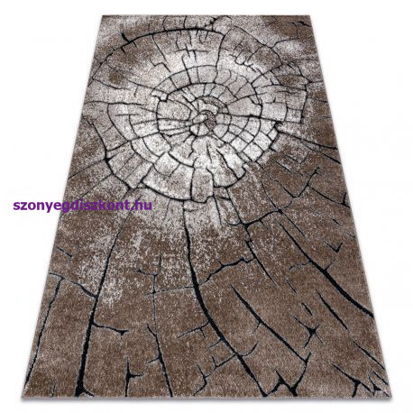 Modern COZY szőnyeg 8875 Wood, fatörzs - barna 160x220 cm
