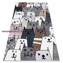   Szőnyeg FUN Gatti gyerekeknek, macskák, állatok színes 200x290 cm