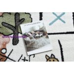 Kab. Szőnyeg FUN Hop gyerekeknek, ugróiskola, állatok rózsaszín 140x190 cm