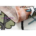 Kab. Szőnyeg FUN Hop gyerekeknek, ugróiskola, állatok rózsaszín 140x190 cm