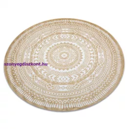 Kab. Szőnyeg FUN Napkin szalvéta kör - arany kör 120 cm