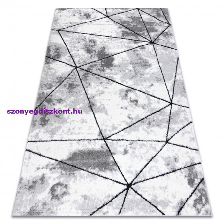 Modern COZY szőnyeg Polygons, Geometriai, háromszögek - szürke 120x170 cm