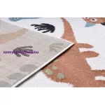 Kab. Szőnyeg FUN Dino gyerekeknek, Dinoszauruszok krém 280x370 cm