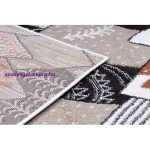 Kab. Szőnyeg FUN Tops gyerekeknek, hegyek, csúcsok krém 140x190 cm