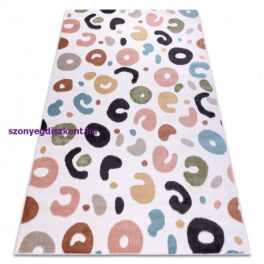 Kab. Szőnyeg FUN Spots gyerekeknek, helyek krém 140x190 cm