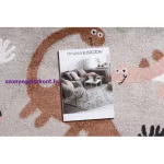 Kab. Szőnyeg FUN Dino gyerekeknek, Dinoszauruszok bézs 120x170 cm