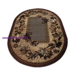 Dy. BCF Alfa 01 ovális - barna 80 x 150 cm szőnyeg