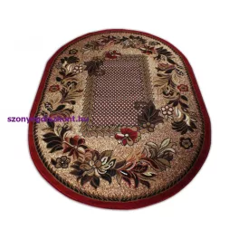 Szőnyeg ovális Dy. BCF Alfa 01 piros 80 x 150 cm