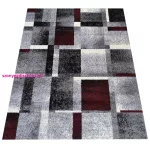 Dy. OTTO 09 szürke-piros 160 x 220 cm szőnyeg