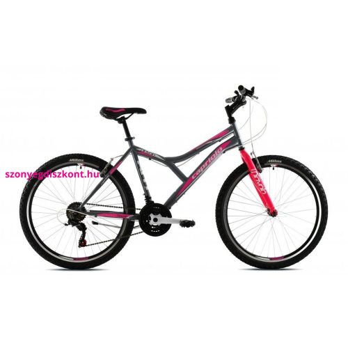 Capriolo DIAVOLO DX 600 26„/19” szürke-rózsaszín hegyi kerékpár