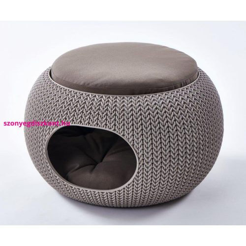 Curver Knit Pet Home fekhely cappuccino színben