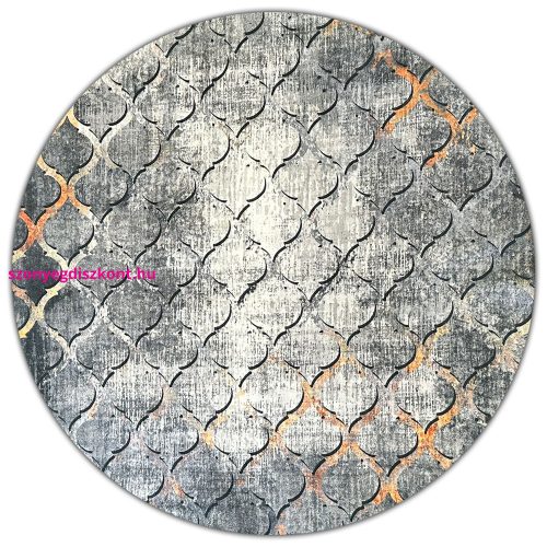Ber. PORTE 0066 szürke arany 120 x 120 cm szőnyeg