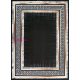 Ber. PORTE 2228 fekete arany 50 x 80 cm szőnyeg