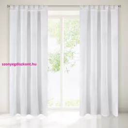   Lucy fényáteresztő függöny voile anyagból Fehér 140x250 cm