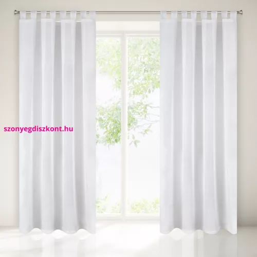 Lucy fényáteresztő függöny voile anyagból Fehér 140x250 cm