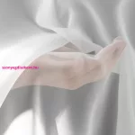 Lucy fényáteresztő függöny voile anyagból Fehér 140x250 cm