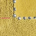 Chic pamut fürdőszobaszőnyeg Mustársárga 60x90 cm