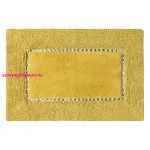 Chic pamut fürdőszobaszőnyeg Mustársárga 60x90 cm