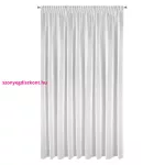 Esel fényes mikrohálós fényáteresztő függöny Fehér 350x250 cm