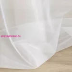Esel fényes mikrohálós fényáteresztő függöny Fehér 350x250 cm