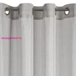 Elicia egyszínű fényáteresztő függöny Szürke 140x250 cm