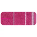 Mira csíkos törölköző Magenta 30x50 cm