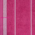 Mira csíkos törölköző Magenta 30x50 cm