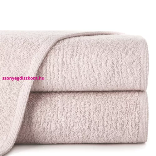 Egyszínű klasszikus törölköző 400 g/m2 Pasztell rózsaszín 50x90 cm