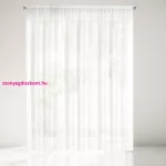 Rebecca fényáteresztő függöny finom esőszerkezettel Krémszín 350x250 cm