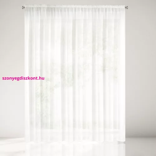 Rebecca fényáteresztő függöny finom esőszerkezettel Krémszín 350x250 cm