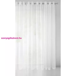  Sylvia fényes mikrohálós  fényáteresztő függöny Fehér 350x250 cm