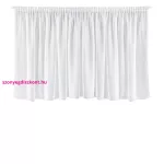 Aga-4 eurofirany fényáteresztő függöny Fehér 400x145 cm