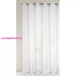 Sakali mikrohálós fényáteresztő függöny fényes mohér szálakkal Fehér 350x250 cm