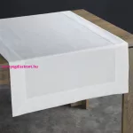 Anabel selyemfényű asztalterítő Fehér 70x150 cm