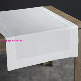 Anabel selyemfényű asztalterítő Fehér 70x150 cm