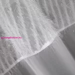 Amira díszes dekor függöny Ezüst 140x250 cm