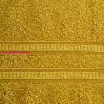 Mila bambusz törölköző Mustársárga 50x90 cm