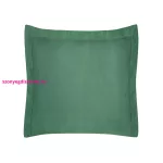Novac pamut párnahuzat Sötétzöld 40x40 cm + 3 cm