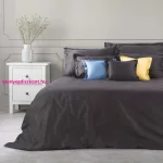 Novac pamut paplanhuzat Fekete 220x200 cm