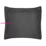 Novac pamut párnahuzat ágyneműhöz Fekete 50x70 cm