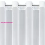 Solei dekor függöny flitterekkel Fehér 140x250 cm