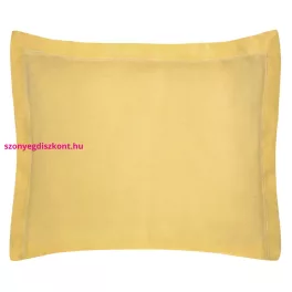 Novac pamut párnahuzat Mustársárga 70x90 cm + 5 cm
