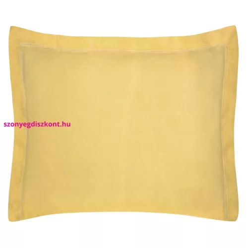 Novac pamut párnahuzat Mustársárga 70x90 cm + 5 cm