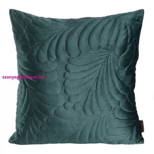 Ria4 bársony párnahuzat Sötét türkiz 45x45 cm
