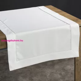Dorita fehér asztalterítő Fehér 40x180 cm